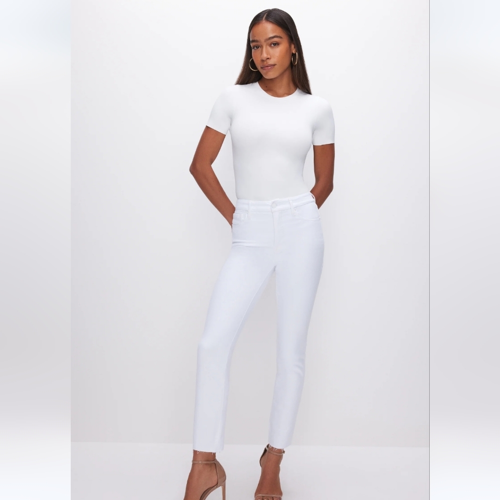 Good American Good Legs Straight Jeans